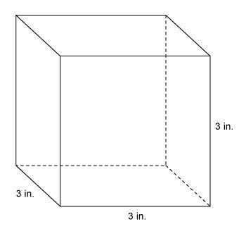 What is the volume of the cube?