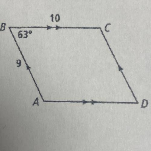 Find the perimeter of ABCD.