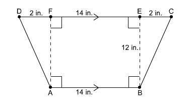 What is the area of this trapezoid? A. 44 n^2 B. 64 n^2 C. 168 n^2 D. 192 n^2