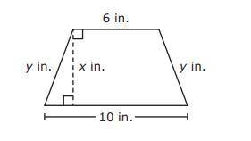 3. The face of a lamp shade is shaped like a trapezoid. The dimensions of the face are shown in the