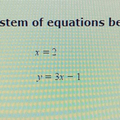 Pls help! will give brainlist! using substitution, what is the solution for the system of equations