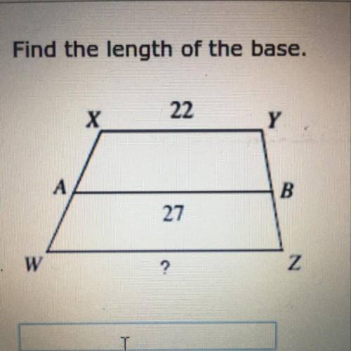 Find the length of the base.