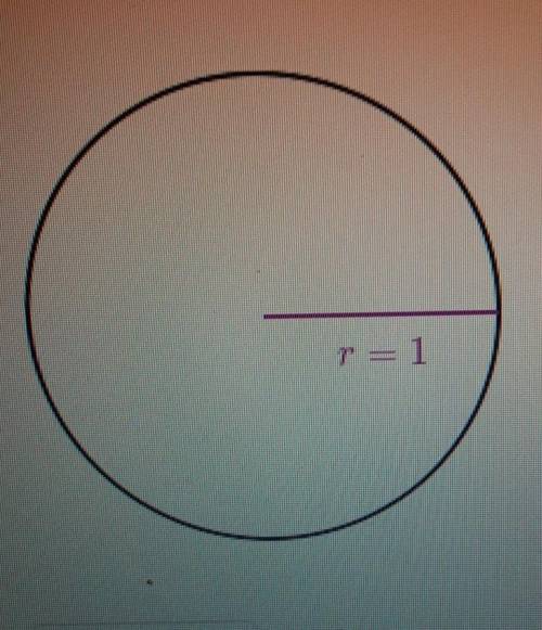 What is area of the following Circle