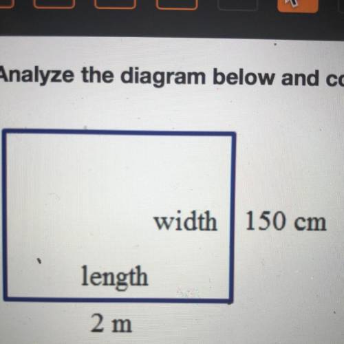 Analyze the diagram below and complete the instructions that follow Find the ratio of the width to t