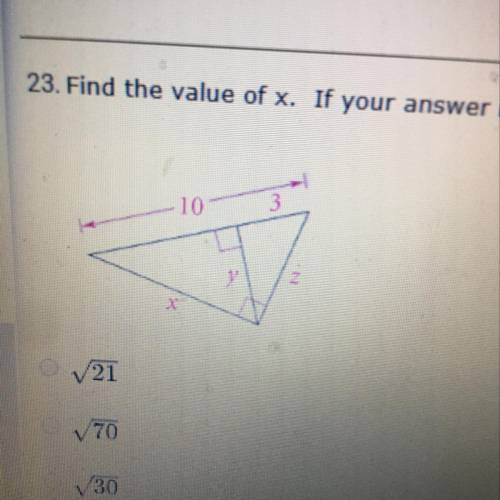 Find the value of x...........