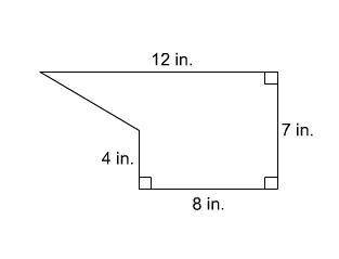 NEED HELP ASAP What is the area of this composite shape? Enter your answer in the box. in² Image