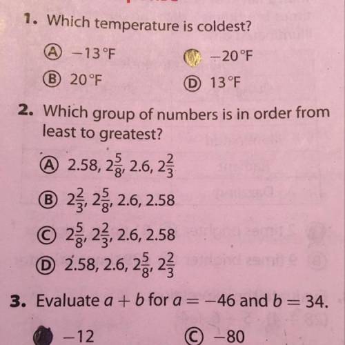 Does anyone know the answer to number 2..?