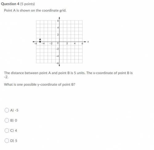 Question 4 for my math quiz! Thanks if you help