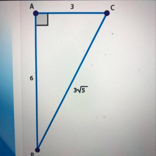 Given triangle ABC, which equation could be used to find the measure of C?