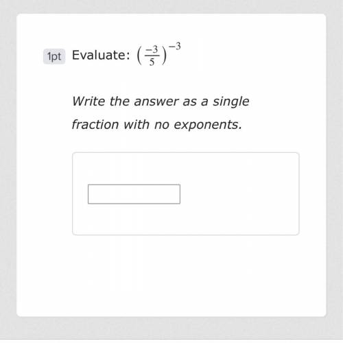 Write the answer as a single fraction with no exponents.