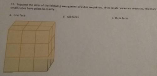 Can someone also help me with this other cube problem? I need an answer by Wednesday for both cube p