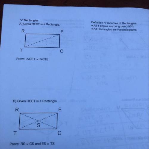 Can someone solve these PLEASE I REALLY NEED HELP!! Geometry  2 column Proof Chart