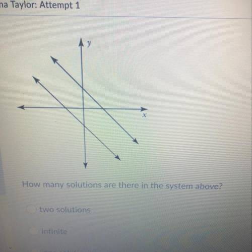 How many solutions are there in the system above?