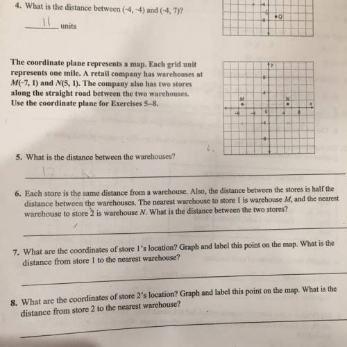 Please help I need answers #5 and #6 more, but if you could do all that would be great thanks it’s u