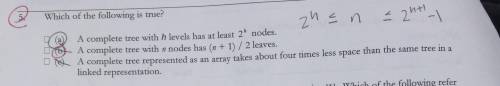 Why is the answer B and not A?