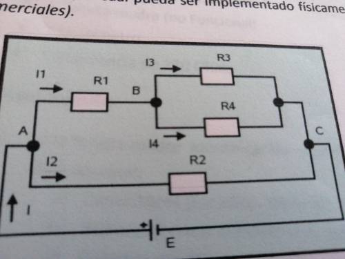I need to solve this circuit by Ohm's law, how do I do it? URGENT r1= 15kohms, r2=18kohms, r3=22kohm
