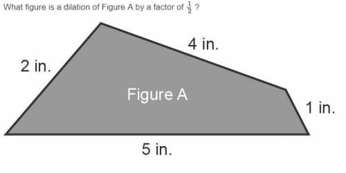 What figure is a dilation of Figure A by a factor of 12?