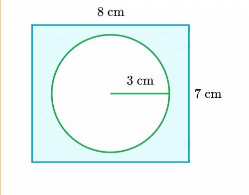 Plzzzzz help URGENT Need answer ASAP A circle with the radius of 3cm sits in