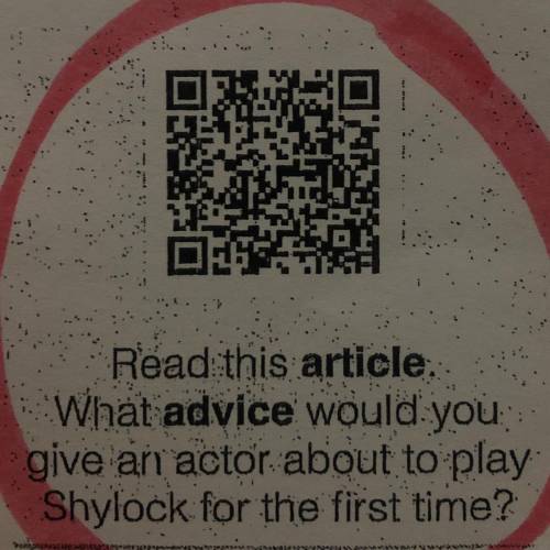 What advice would you give an actor about to play Shylock for the first time?