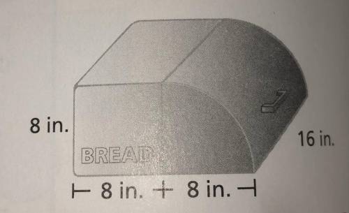 What is the surface area of the breadbox to the nearest square inch? Check your answer for reasonabl
