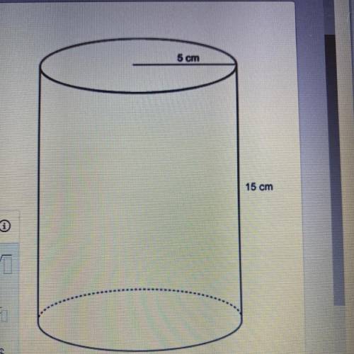 What is the exact volume of the cylinder? Enter your answer, in terms of Pi , in the box. __cm^3