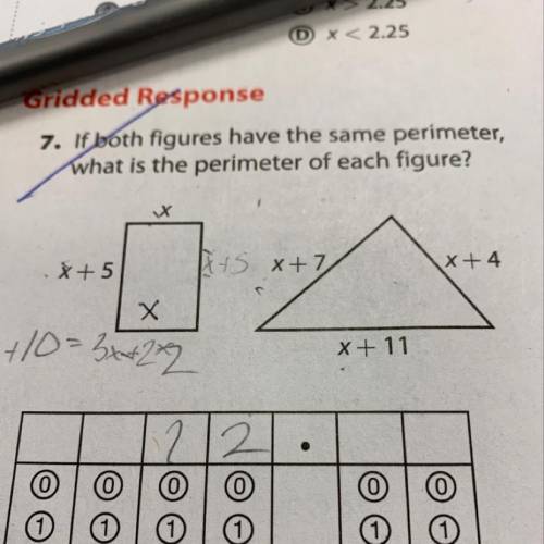 If both figures have the same perimeter what is the perimeter of each figure,