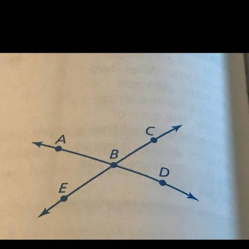 Name two angles that are adjacent to ∠abc