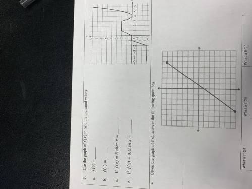 Please help with this math 1, use the graph.