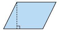 Find the area of the parallelogram D1=9 D2=15