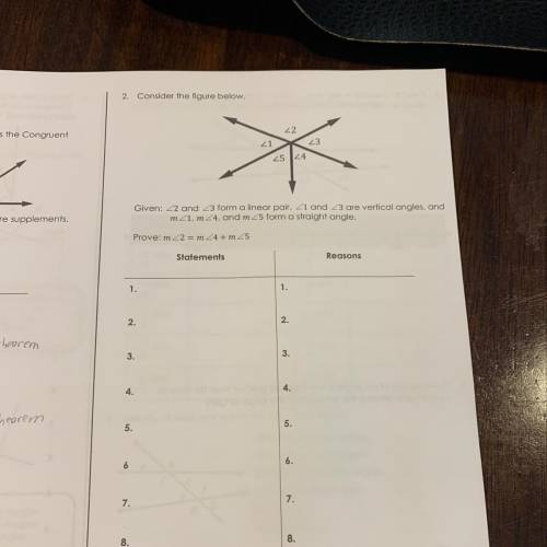 Can anyone help me with this geometry two column proof