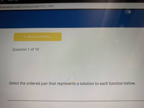 How do i find the ordered pair?