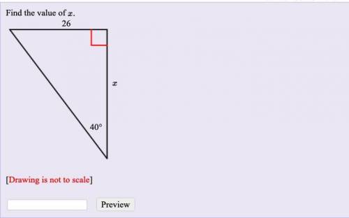 Hey need some help with this problem, its trigonometry with right triangles using SohCahToa if you c