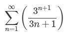 Consider the series.  (Series is in the image below) Does the series converge or diverge? Select ans