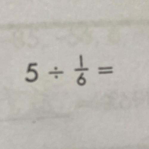 How to divide the two numbers shown above