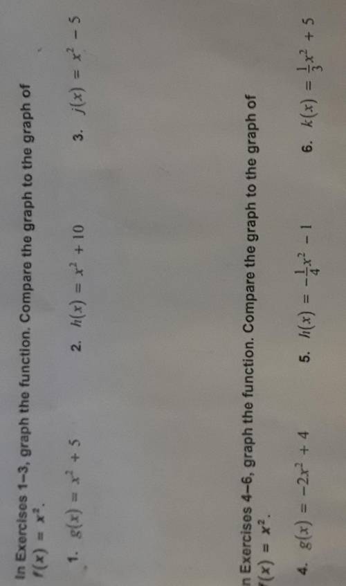 HELP PLEASE problems 1, 2, 3, 4, 5, 6