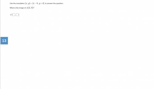 Please zoom in if you can't see the image. Use the translation (x,y)-(x-8 , y+4) What is the image o
