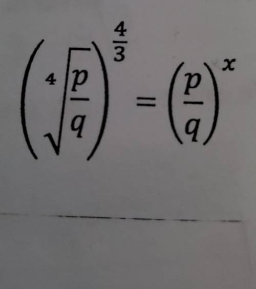 What is the value of x in the equation below?