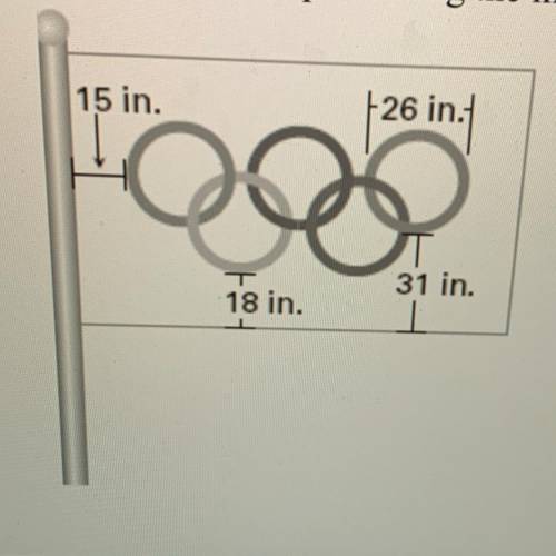 30. Olympic Flag You are using a math software program to design a pattern for an Olympic flag. In a