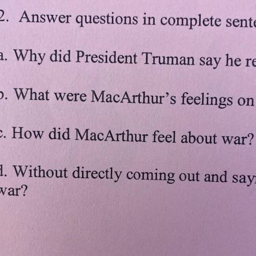 How did MacArthur feel about war?