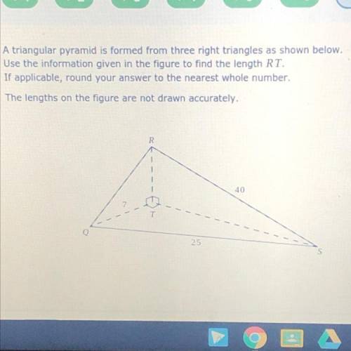 Help ASAP: Find the length of RT First answer and correct answer gets PICTURE IS CLEAR - ZO