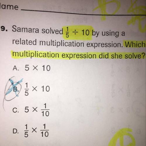 Which multiplication expressions and she solve?