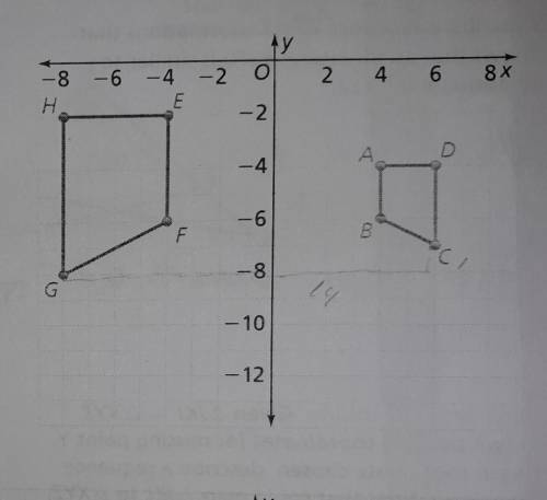 I need to fill in the blanks for the following question:ABCD and EFGH are quadrilaterals. Given ABCD