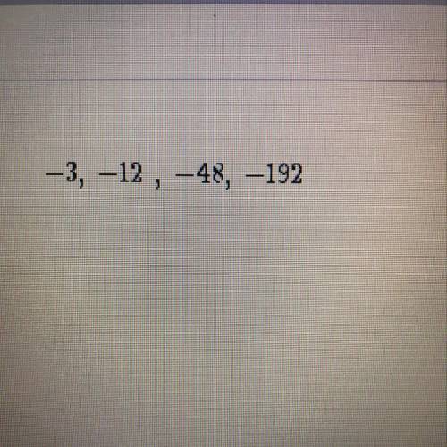 Consider the first four terms of the sequence below.  What is the 8th term of this sequence?  A. -76