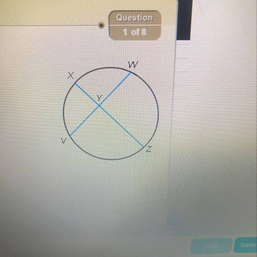 Given that XZ is a diameter of the circle and XZ perpendicular VW, VY congruent
