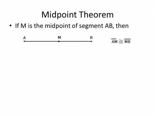 Segment AM = 5x + 2 and Segment MB = 10x - 18. Solve for x.