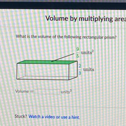 I need to know the volume! If you know the answer please help me out!!