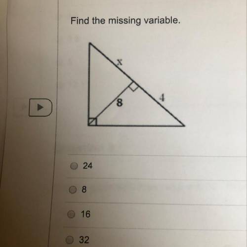 Find the missing variable