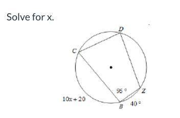 Solve for X. Pretty simple