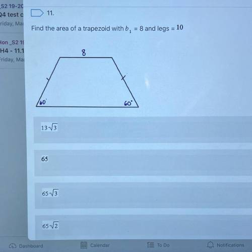 Area of trapezoid?? Pls help!! Worth 24 points