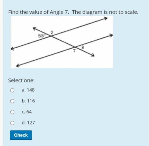 Please help me with parallel lines.